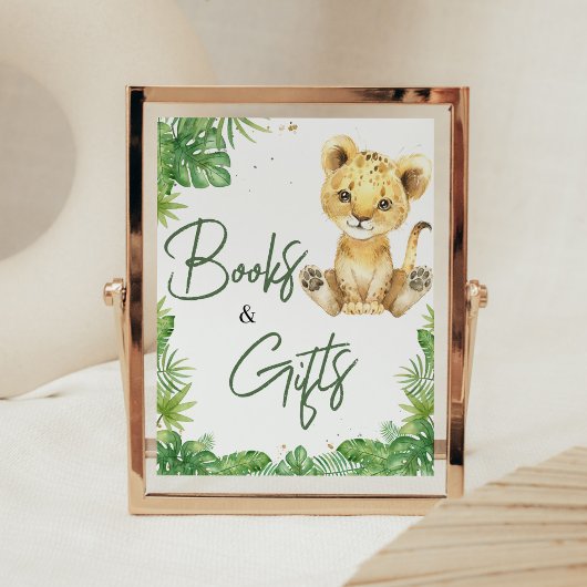 Roaring Lion Baby Duschbücher und Geschenke Poster
