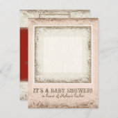 Roaring Lion Brass Ring, Circus Karussell Vintag Einladung (Vorne/Hinten)