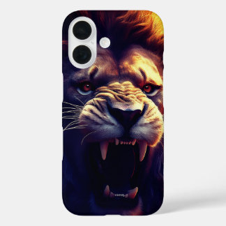 Roaring Lion iPhone 16 Hülle