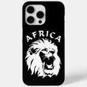 Roaring Lion Face | Afrika Case-Mate iPhone Hülle (Rückseite)