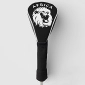 Roaring Lion Face | Afrika Golf Headcover (Vorderseite)