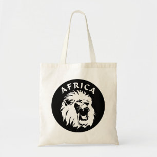 Roaring Lion Face   Afrika Tragetasche