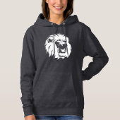 Roaring Lion Face Hoodie (Vorderseite)