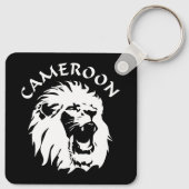 Roaring Lion Face - Kamerun Schlüsselanhänger (Rückseite)