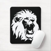 Roaring Lion Face Mousepad (Mit Mouse)