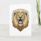 Roaring Lion Karte (Vorderseite)