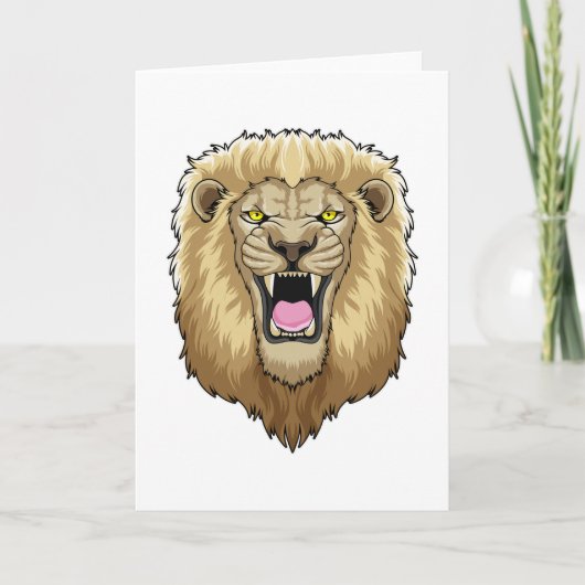 Roaring Lion Karte (Vorderseite)