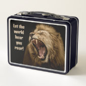 Roaring Lion Lunch Box - Eigenes Geschenk (Rückseite)
