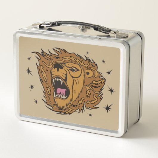 Roaring Lion Metal Lunchbox (Rückseite)