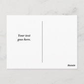 Roaring Lion mit Star der israelischen Flagge von  Postkarte (Rückseite)