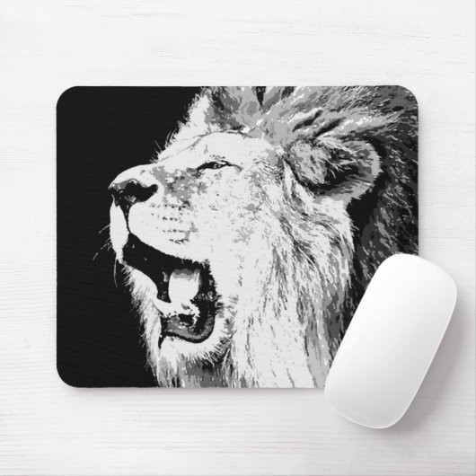 Roaring Lion Mousepad (Mit Mouse)
