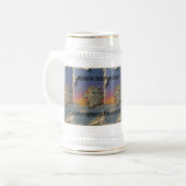 Roaring Lion Papercut Beer Mug  Bierglas (Vorderseite Links)