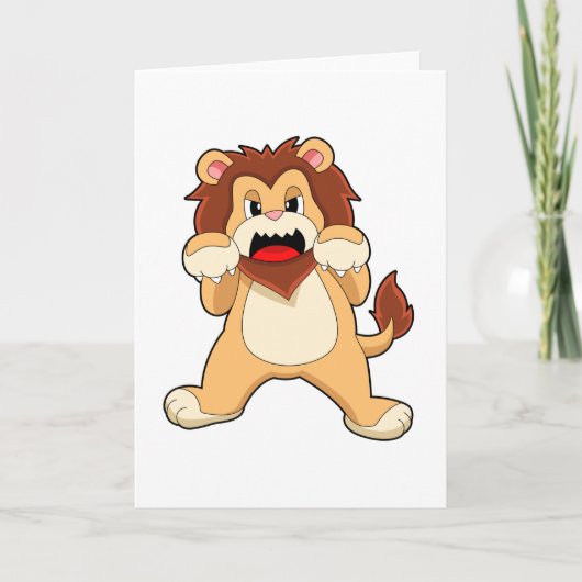 Roaring Lion.PNG Karte (Vorderseite)