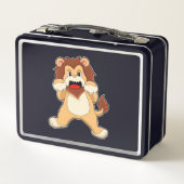 Roaring Lion.PNG Metall Brotdose (Rückseite)