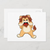 Roaring Lion.PNG Postkarte (Vorne/Hinten)