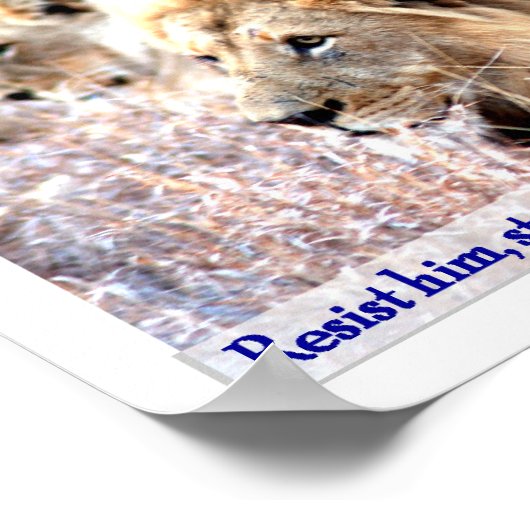 Roaring Lion Poster (Ecke)