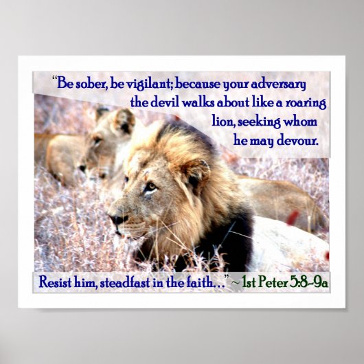 Roaring Lion Poster (Vorne)