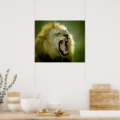 Roaring Lion Poster Print (Küche)