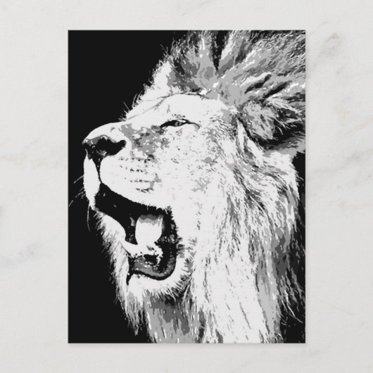 Roaring Lion Postkarte (Vorderseite)