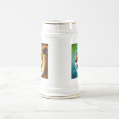 Roaring Lion Side Posed Portrait-57566 Bierglas (Mittel)