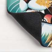 Roaring Lion Side Posed Portrait-57566 Mousepad (Ecke)