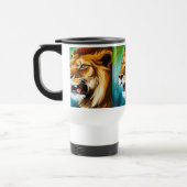 Roaring Lion Side Posed Portrait-57566 Reisebecher (Links)