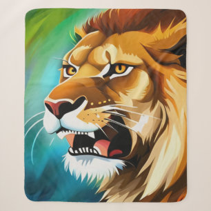 Roaring Lion Side Posed Portrait-57566 Sherpadecke
