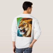 Roaring Lion Side Posed Portrait-57566 T-Shirt (Schwarz voll)