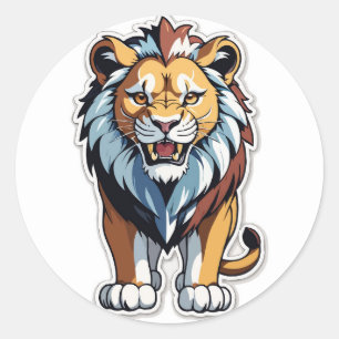 Roaring Lion Sticker - Entfesseln Sie den König im