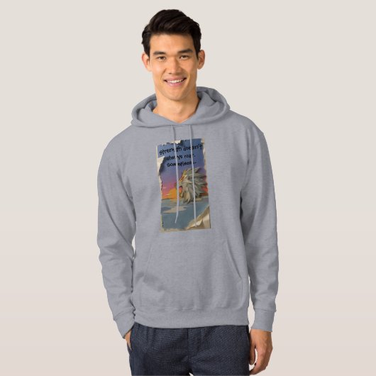 Roaring Lion Sunrise Papercut Hoodie (Vorne ganz)