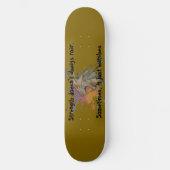 Roaring Lion Sunrise Papercut Skateboard Deck (Vorderseite)