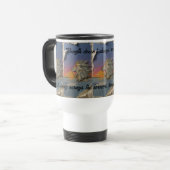 Roaring Lion Sunrise Papercut Travel Mug Reisebecher (Vorderseite Links)