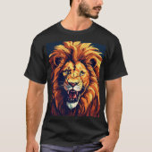 Roaring Lion T - Shirt - Men Women & Kids (Vorderseite)