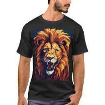 Roaring Lion T - Shirt - Men Women & Kids