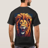 Roaring Lion T - Shirt - Men Women & Kids (Rückseite)
