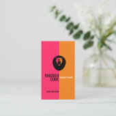 Roaring Lion Visitenkarte (Stehend Vorderseite)