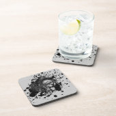 Roaring Lion Wählen Sie Ihre Hintergrundfarbe Untersetzer (Rechte Seite)