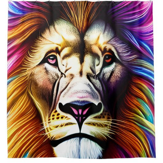 Roaring Majesty Duschvorhang (Vorderseite)