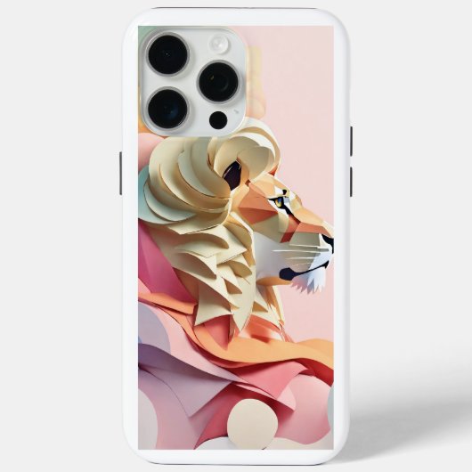 Roaring Majesty Lion iPhone Case (Rückseite)