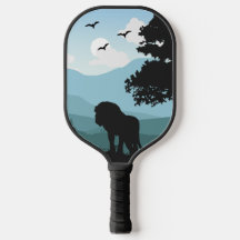 Roaring Majesty Lion Pickleball Paddles