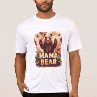 Roaring-Mama-Bär: scharfes Schutzdesign T-Shirt