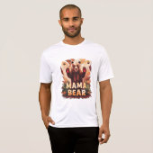 Roaring-Mama-Bär: scharfes Schutzdesign T-Shirt (Vorne ganz)