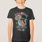 Roaring mit Autismus Pride! Tri-Blend Shirt (Vorderseite)