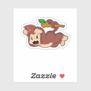 Roaring Monkey Aufkleber