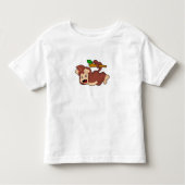 Roaring Monkey Kleinkind T-shirt (Vorderseite)