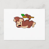 Roaring Monkey Postkarte (Vorderseite)