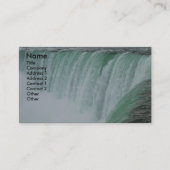 Roaring Niagara Falls Landschaft Visitenkarte (Vorderseite)