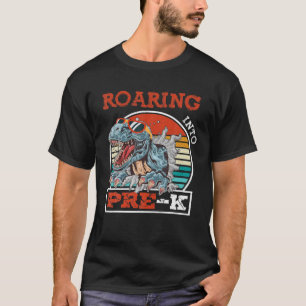 Roaring Pre-K lustige Dinosaurier um zurück in die T-Shirt