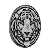Roaring Precision: The Majestic Tiger Dartscheibe (Vorderseite Links)
