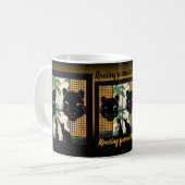 Roaring Pumas Hearts Kaffeetasse (Vorderseite Links)